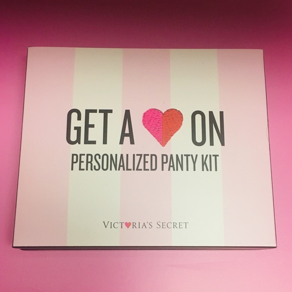 VS Panty Set Personalized Underwear Pantie Women’s Victoria’s Secret Kit New NWT - Picture 6 of 9